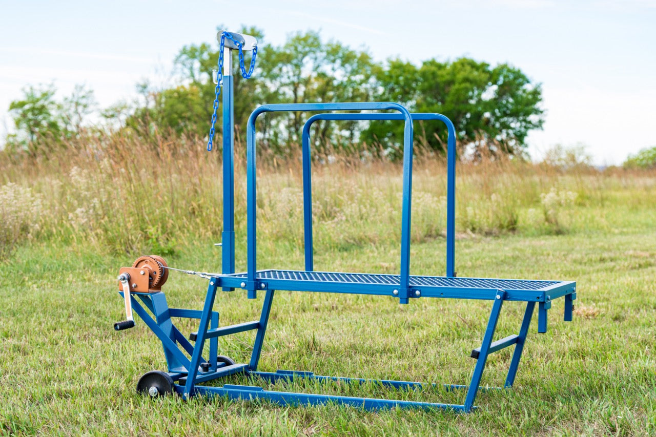 Winch Blocking Stand - up to 19 | Sheep & Goat Show Equipment