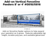 Add-on Vertical Fenceline Feeders (0816/0818)