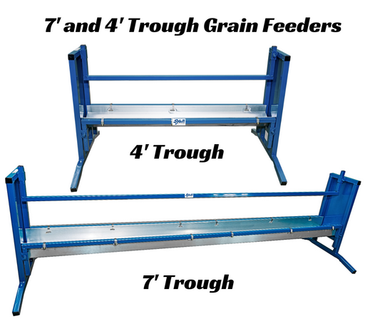 Bunk/Trough Grain Feeder, Flat Trough 4' (0852F-4) 7' (0852F)