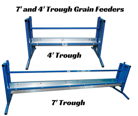 Bunk/Trough Grain Feeder, Flat Trough (852F-4)(852F)