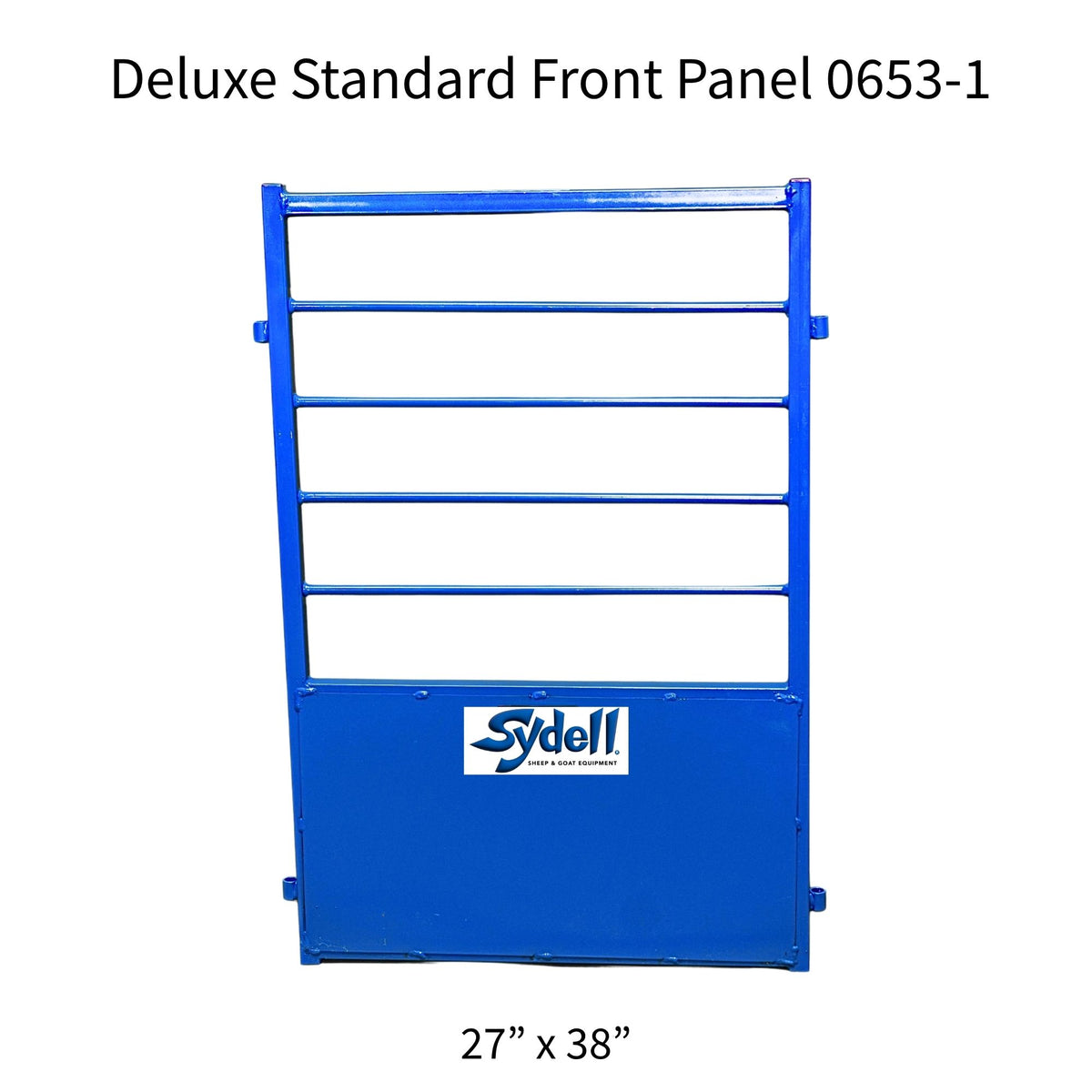 Sydell Deluxe Lambing & Kidding Pens. Built for sheep and goats, the arched front creates a strong, convenient entrance to individual maternity pens while allowing producers to customize the front of the pen with Sydell’s interchangeable pin-in front panel system.