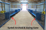Sydell Arched eight foot swing gate for herding sheep and goats