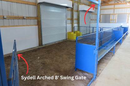 Sydell Arched eight foot swing gate for herding sheep and goats