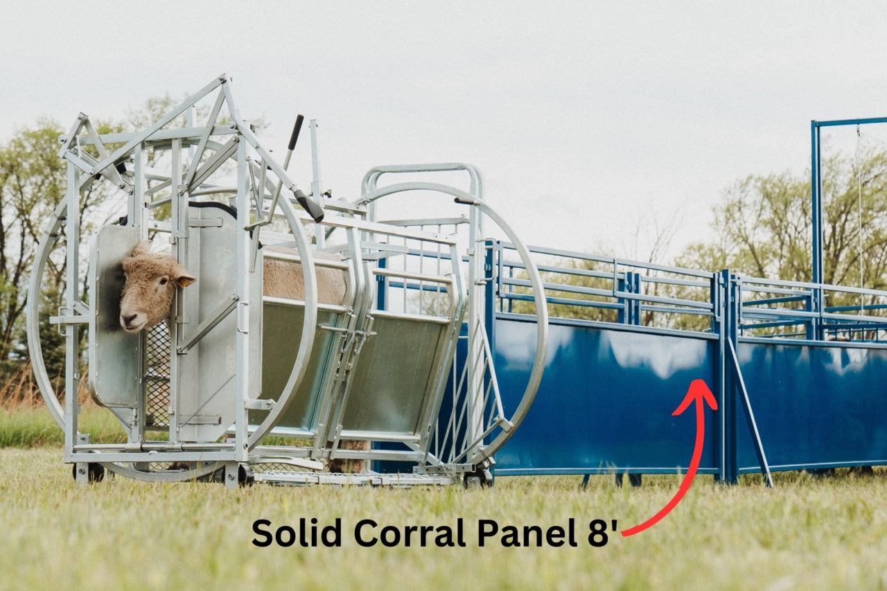 8' Solid Corral Panel (950) for Sheep & Goats | Sydell – Sydell, Inc