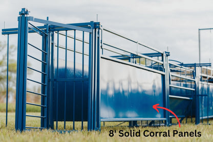 Barn system used for hoof trimming, sorting and controlled livestock movement