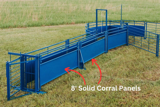 Sheep and goat handling equipment setup designed for safer handling and routine management