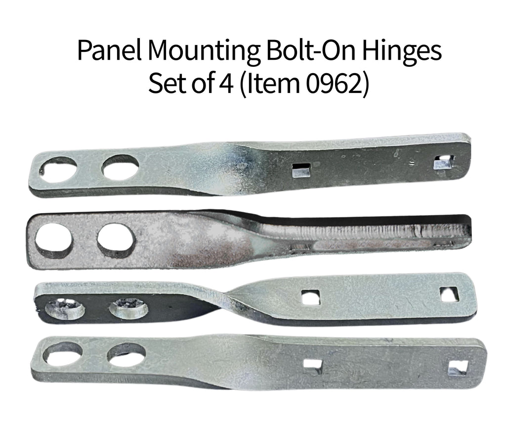 Panel Mounting Bolt-On Hinges – Set of 4 (Item #0962)