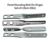 Panel Mounting Bolt-On Hinges – Set of 4 (Item #0962)