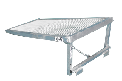 Quick Attach Ramp– Item # 0705R installed in barn layout for efficient sheep and goat handling