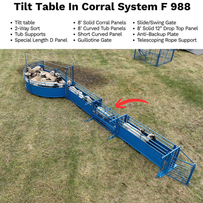 Tilt Table for Sheep & Goats Hoof Trimming | Sydell #0930