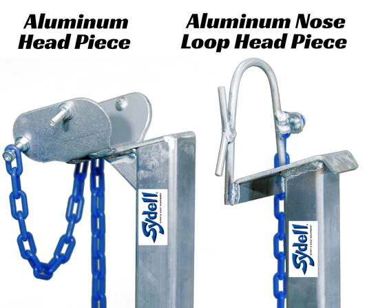 Aluminum Headpieces Chose From Small Head Piece Large Head Piece Nose Loop Head Piece sheep and goat livestock equipment for livestock handling and