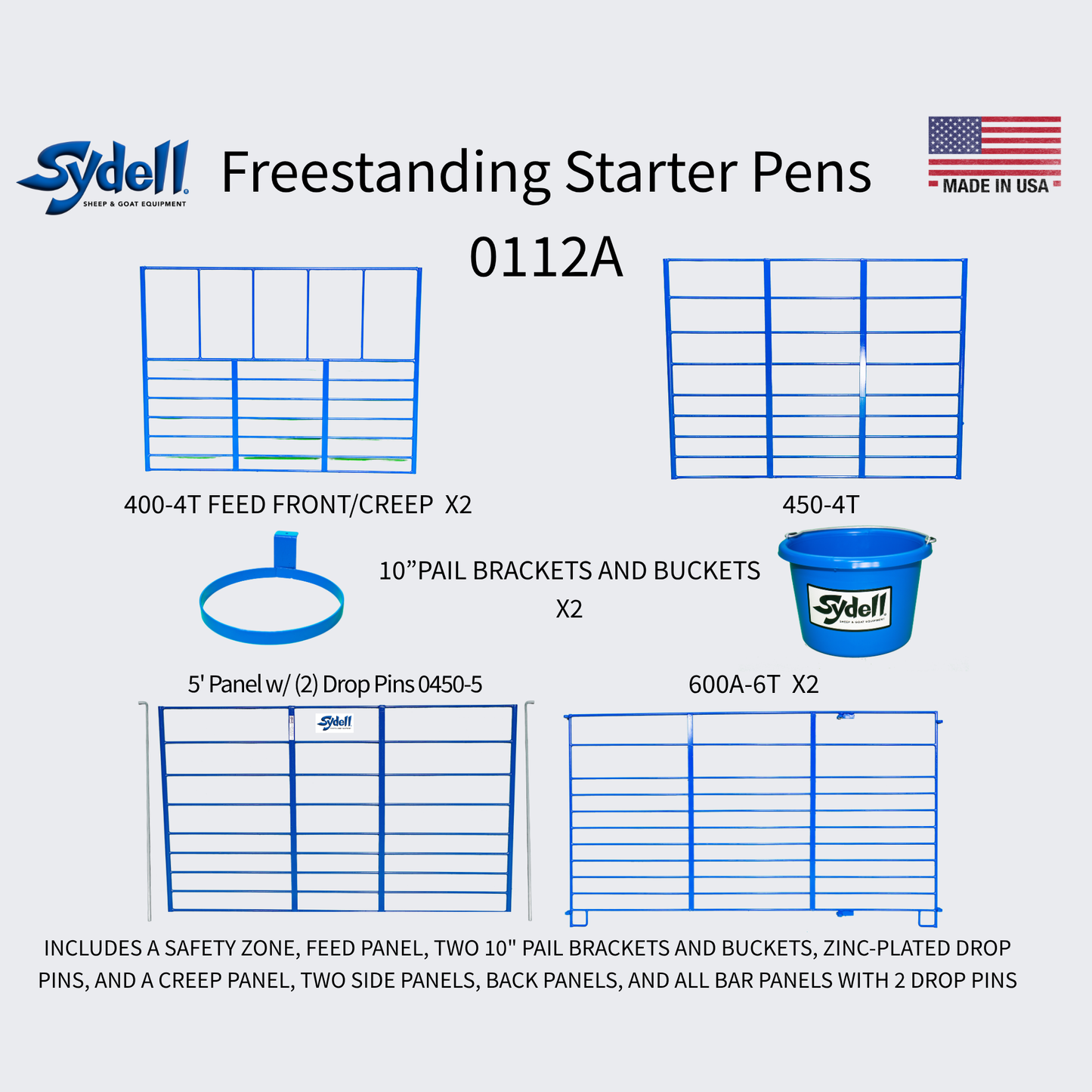 Freestanding Starter Pens for Sheep & Goats | Sydell #0112A