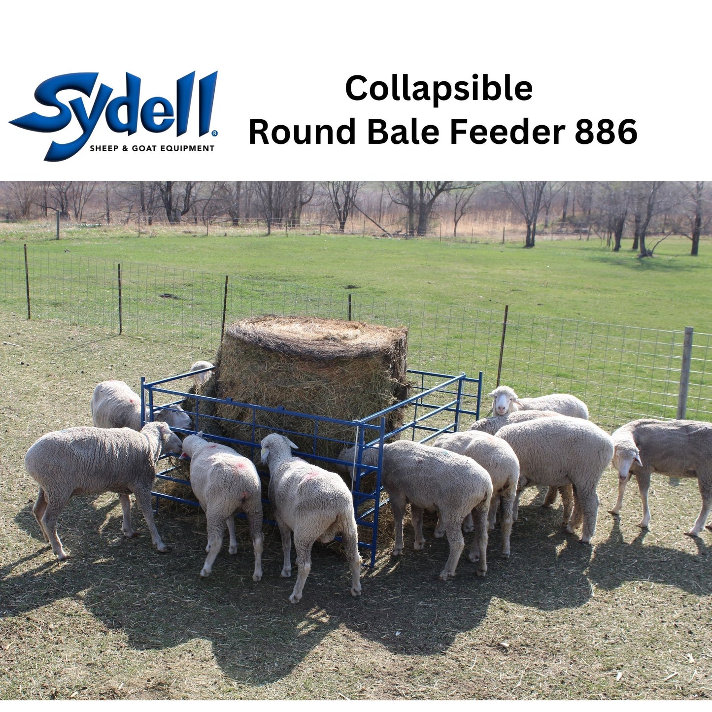 Collapsible Bale Feeders - Horizontal Manger for Sheep & Goats | Sydell #0886 / #0887