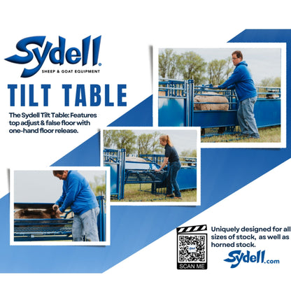 Tilt Table for Sheep & Goats Hoof Trimming | Sydell #0930