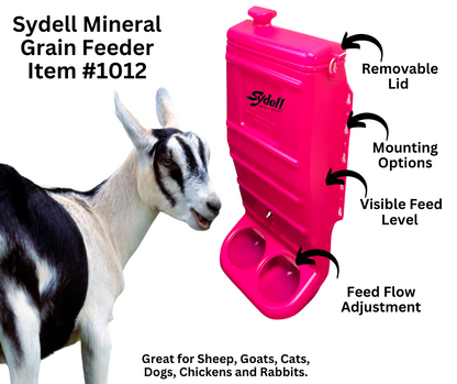 Pink Mineral & Grain Feeder #1012