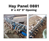 Horned Stock-Friendly Hay Panel – Available in 4′ & 8′