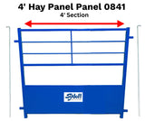 Horned Stock-Friendly Hay Panel – Available in 4′ & 8′