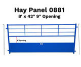 Horned Stock-Friendly Hay Panel – Available in 4′ & 8′