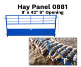 Horned Stock-Friendly Hay Panel – Available in 4′ & 8′