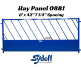 Hay Panel w/Slant Openings for sheep and goats avalible in 8' and 4'.