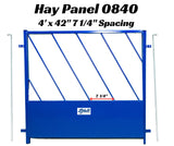 Hay Panel w/Slant Openings for sheep and goats avalible in 8' and 4'.