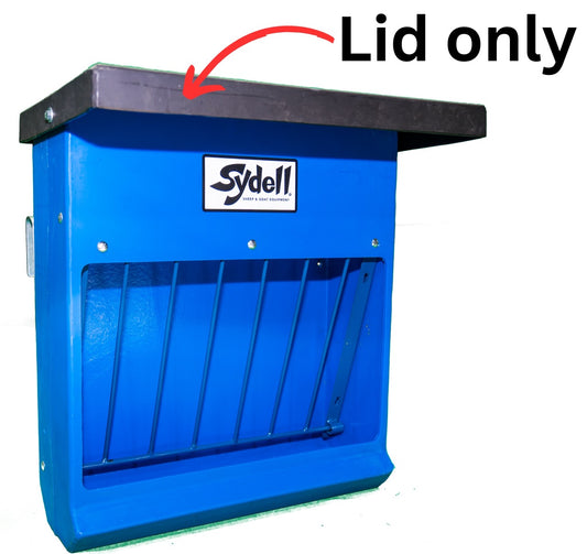 lid only for Poly hanging hay basket for feeding sheep or goats