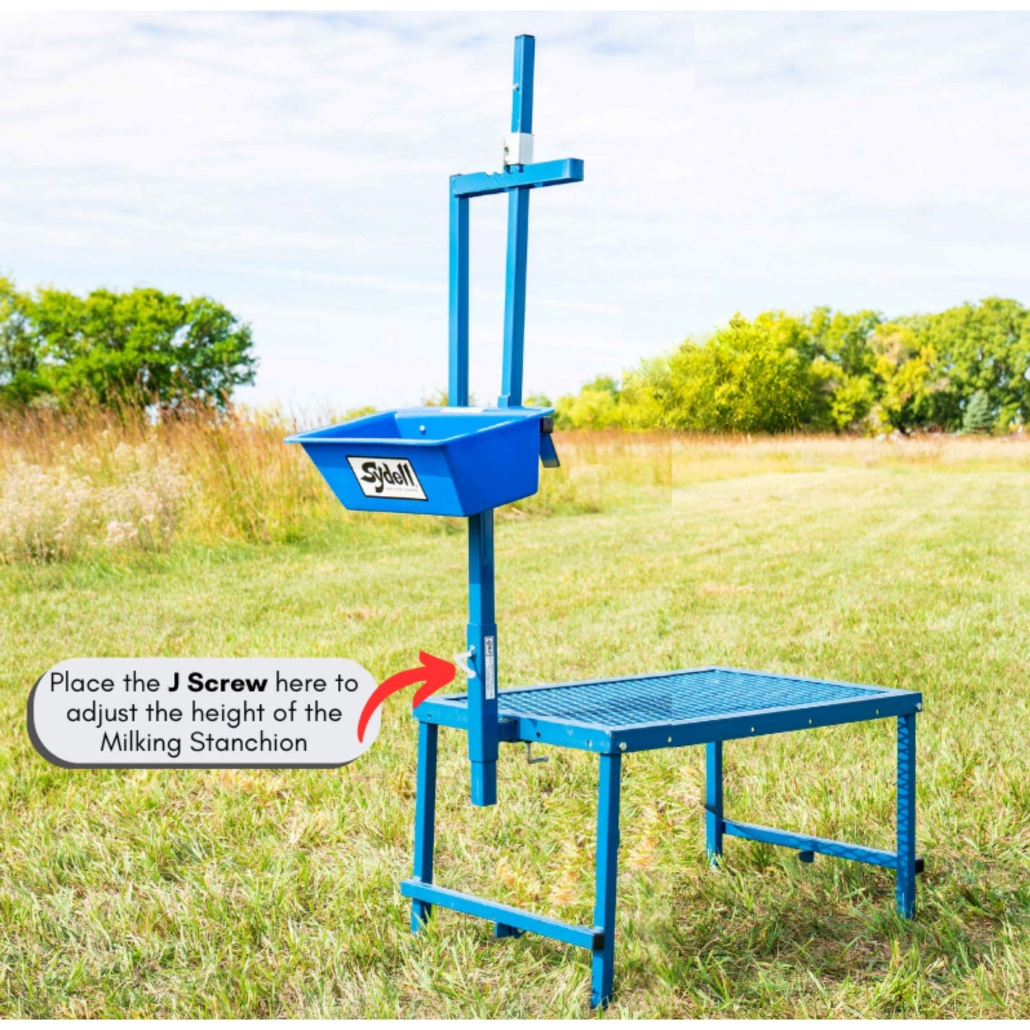 Milking Head Piece with 1' Poly Feeder Set for Sheep & Goats | Sydell #0735 / #AL0735