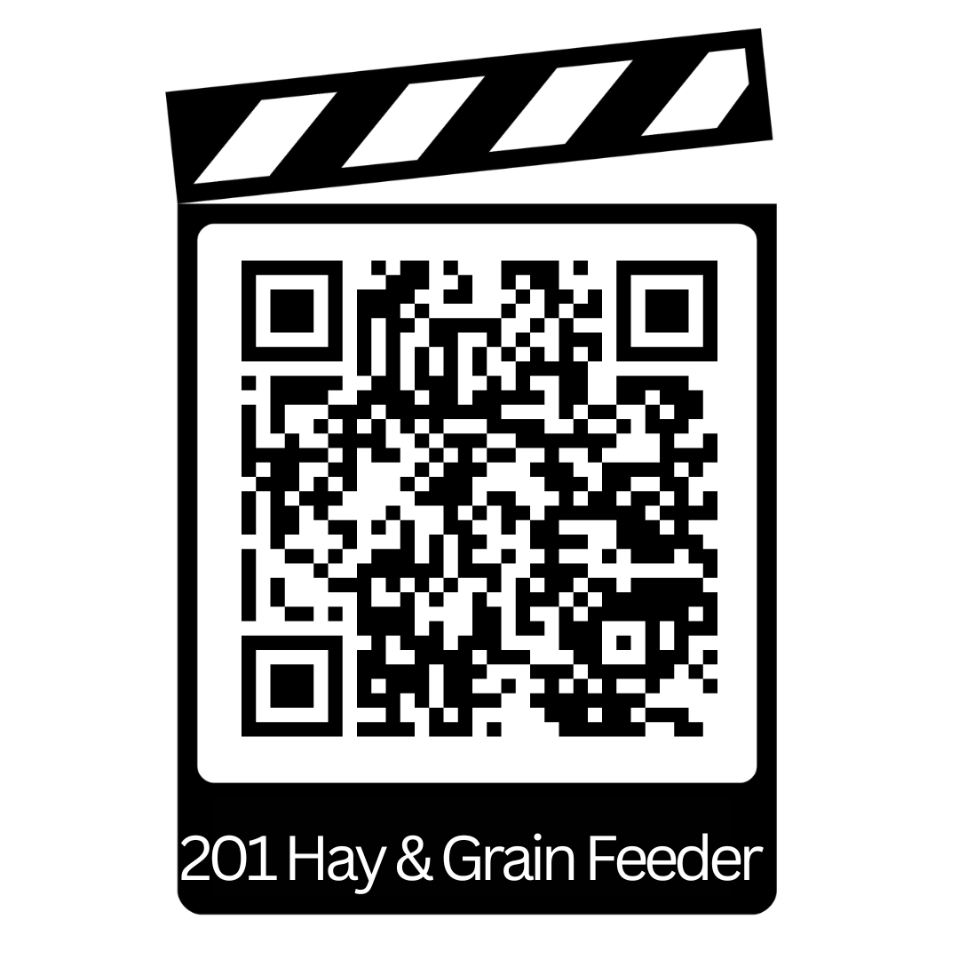 Poly Hay-Grain Feeder - 22"x 8"x 24" (201/202)