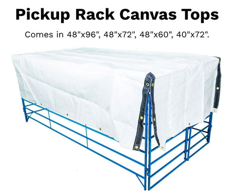 Canvas Tops for Portable Pickup Racks (0997TA)