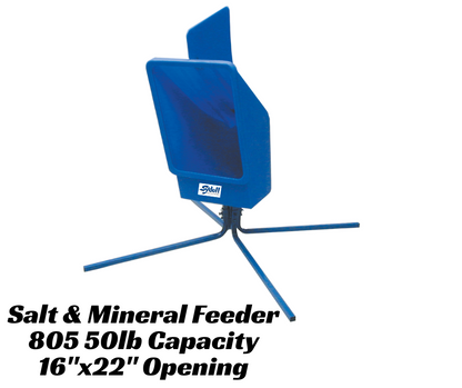 50 lb. Salt and Mineral Feeder, 4 Leg Base (805)