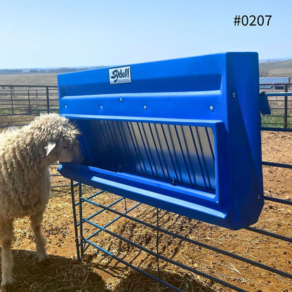 Poly Hay/Grain Feeder for Sheep & Goats | Sydell #0206 / #0207