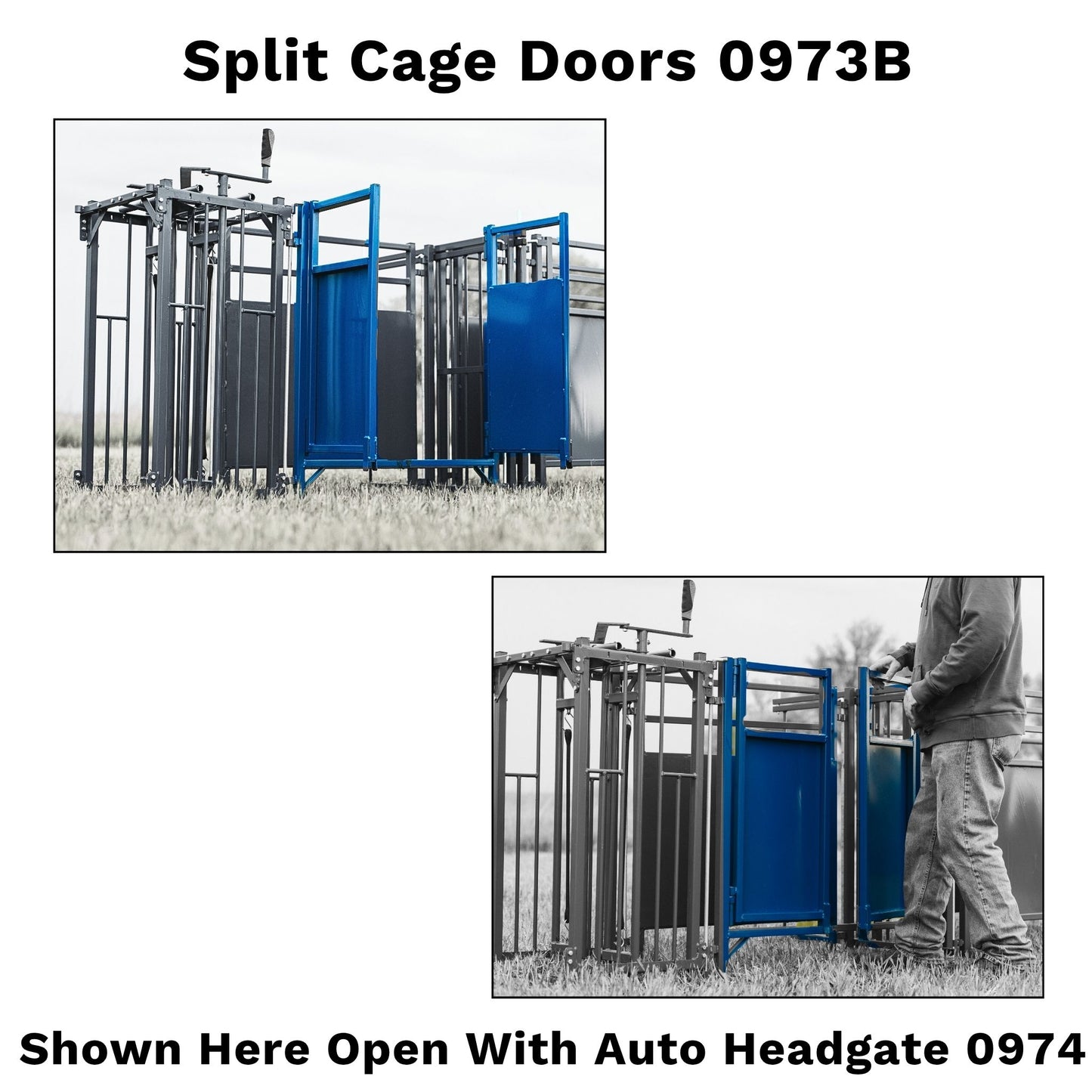Split Doors Panel for Sheep & Goats | Sydell #0973B
