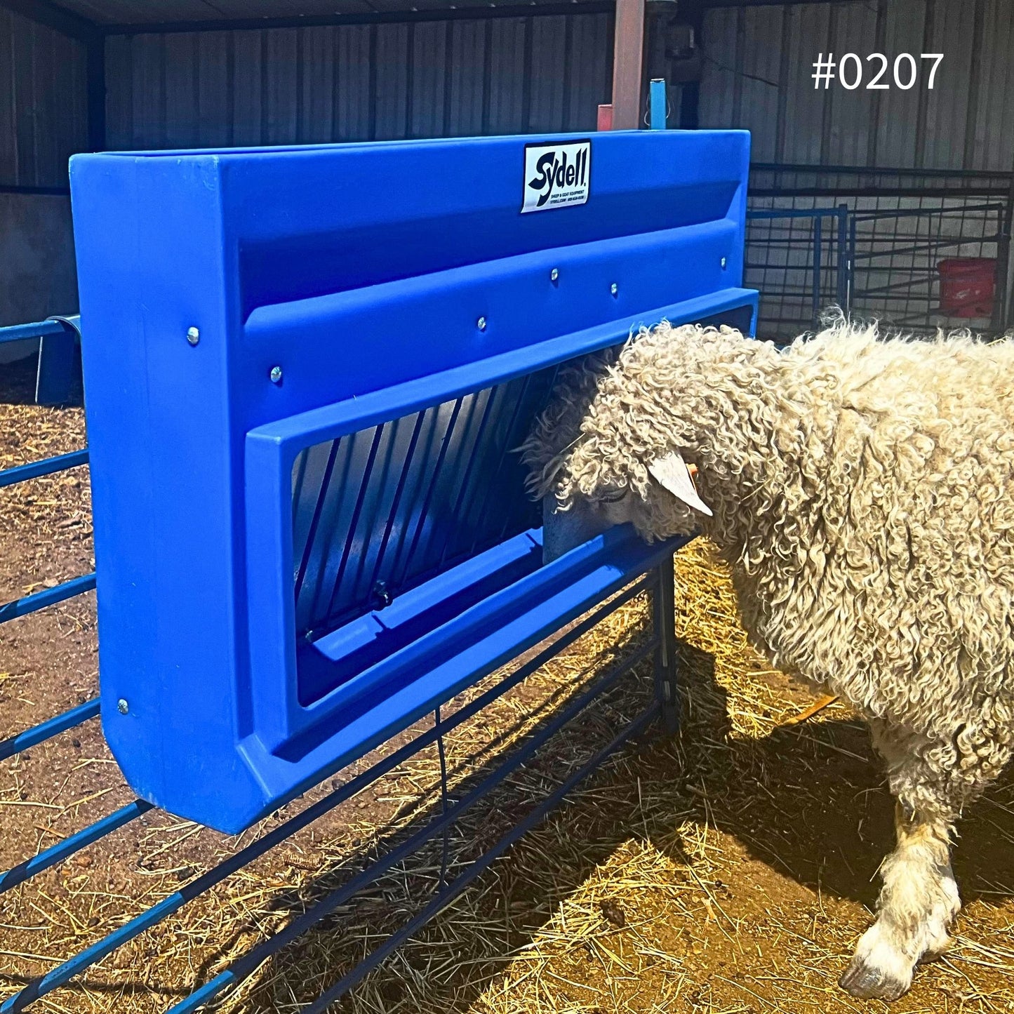 Poly Hay/Grain Feeder for Sheep & Goats | Sydell #0206 / #0207