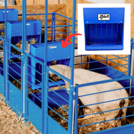 Poly Hay & Grain Feeder for Sheep & Goats | Sydell #0201 / #0202