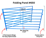 5' Double Folding Panels (650)