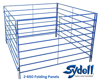 Sydell Folding Lambing & Kidding Pen Add-On – Wall-Mount | Sheep & Goat Pen (Model 0120B) sheep and goat kidding pen for livestock handling and anim