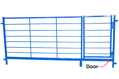 Sydell eight foot open panel with gate for goat and sheep corral
