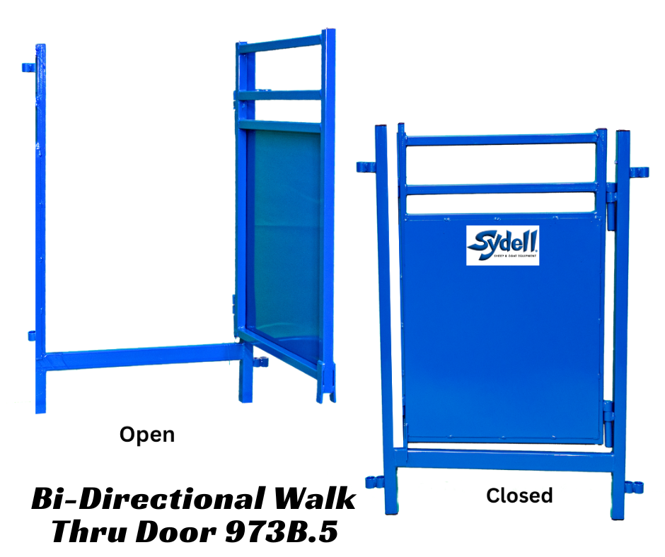 Walk Thru Gate Alley Gate (973B.5) sheep and goat working system for livestock handling and animal flow