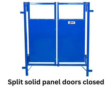 Sydell split door ewe cage goat and sheep equipment