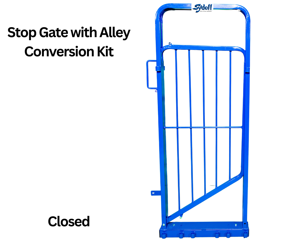 Sydell stop gate for goat and sheep alley conversion kit