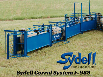 System F Working System (988) sheep and goat working system for livestock handling and animal flow