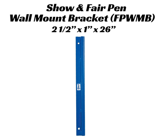 Sydell Show & Fair Pen Wall Mount Bracket | Eliminates Back Panels | Item FPWMB sheep and goat lambing pen for livestock handling and animal flow