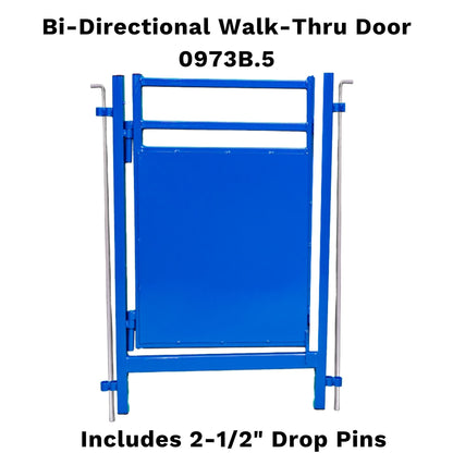 Walk Thru Bi-Directional Alley Gate for Sheep & Goats | Sydell #0973B.5 / #0973B.5-G