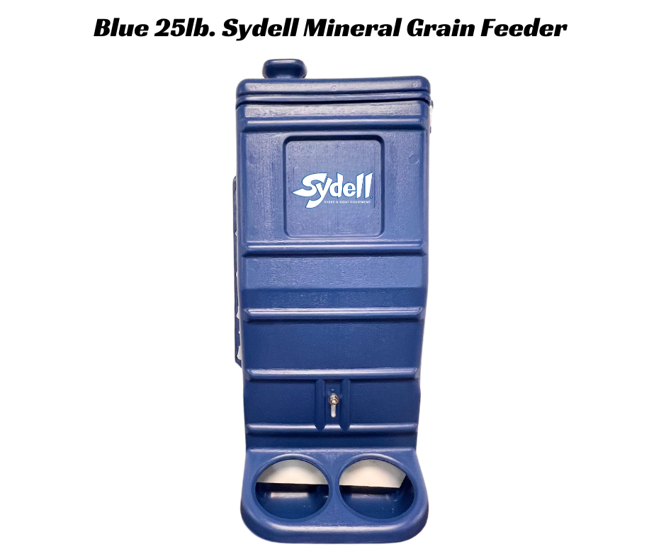 Sydell 25lb. Blue Mineral & Grain Feeder Item #1013