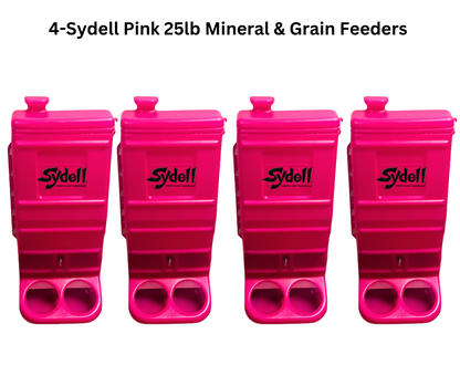 Pink Mineral & Grain Feeder #1012