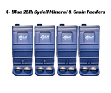 Sydell 25lb. Blue Mineral & Grain Feeder Item #1013