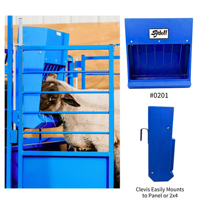 Poly Hay & Grain Feeder for Sheep & Goats | Sydell #0201 / #0202