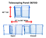 Telescoping Panel w/ Door (670D)
