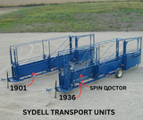 16 foot transport unit for goat and sheep corral working system