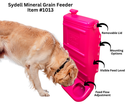 Pink Mineral & Grain Feeder #1012